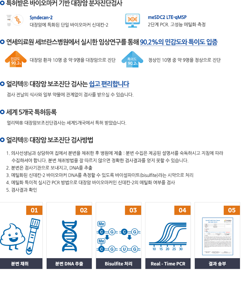 얼리텍 (대장암 검사시약)